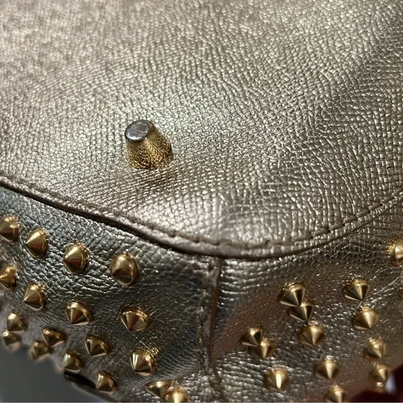 Burberry Gold Studded Blaze Handle Bag Handbag with Strap - Picture 15 of 16